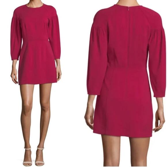 A.L.C. Renton Crew Neck Pouf Sleeve Dress